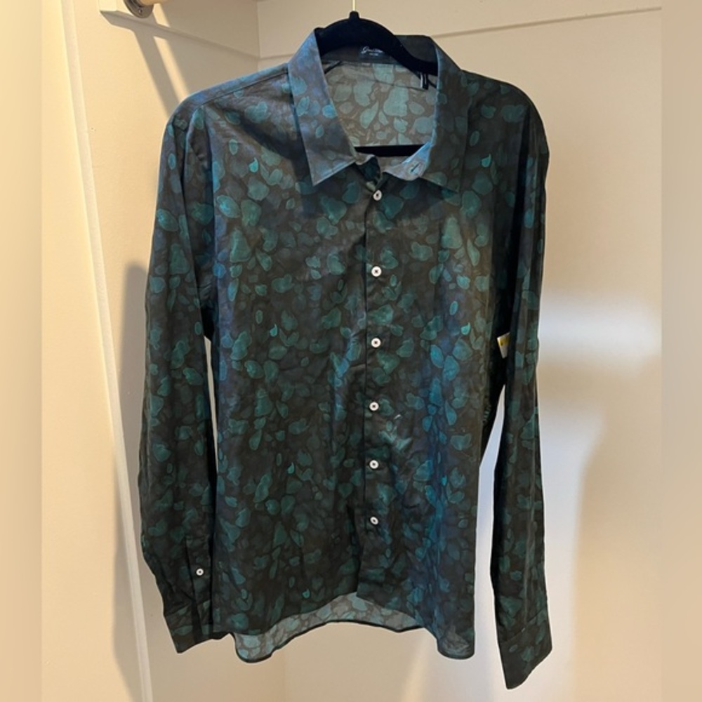 Good Man Brand Big On-Point Printed Cotton Shirt - NWOT XL